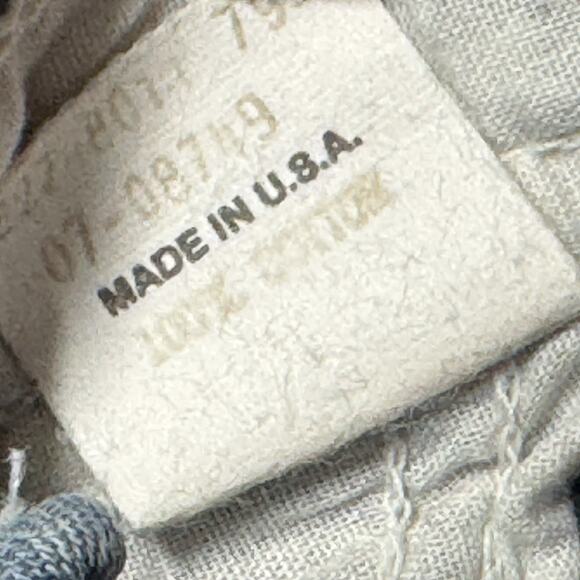 Vintage 90s Oshkosh Denim Overalls Size 3/6m Baby Made In USA Paper Tag Jean - Picture 4 of 5